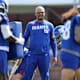 Giants Special Teams Coordinator, Thomas McGaughey, is shown at practice, Thursday, July 25, 2019.
